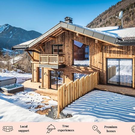 Chalet Azobe Morzine - By Emerald Stay มงทริองด์ ภายนอก รูปภาพ