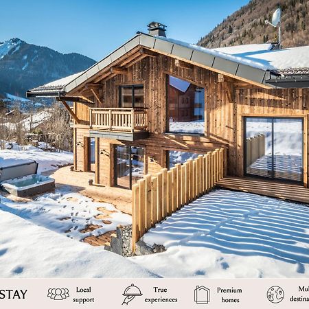 Chalet Azobe Morzine - By Emerald Stay มงทริองด์ ภายนอก รูปภาพ