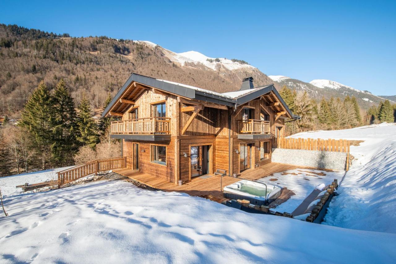 Chalet Azobe Morzine - By Emerald Stay มงทริองด์ ภายนอก รูปภาพ