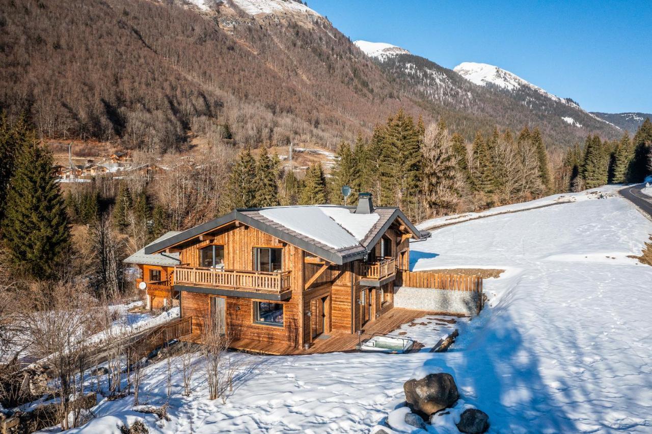 Chalet Azobe Morzine - By Emerald Stay มงทริองด์ ภายนอก รูปภาพ