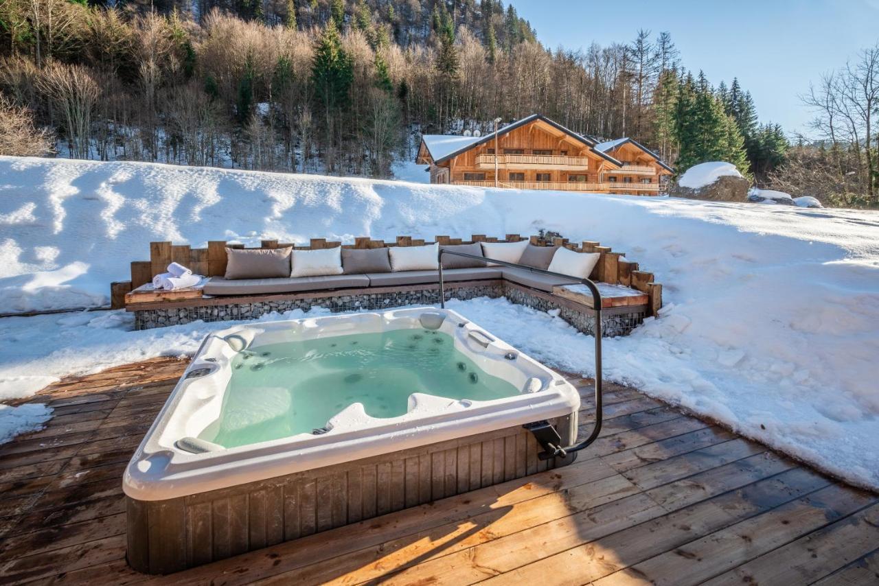 Chalet Azobe Morzine - By Emerald Stay มงทริองด์ ภายนอก รูปภาพ