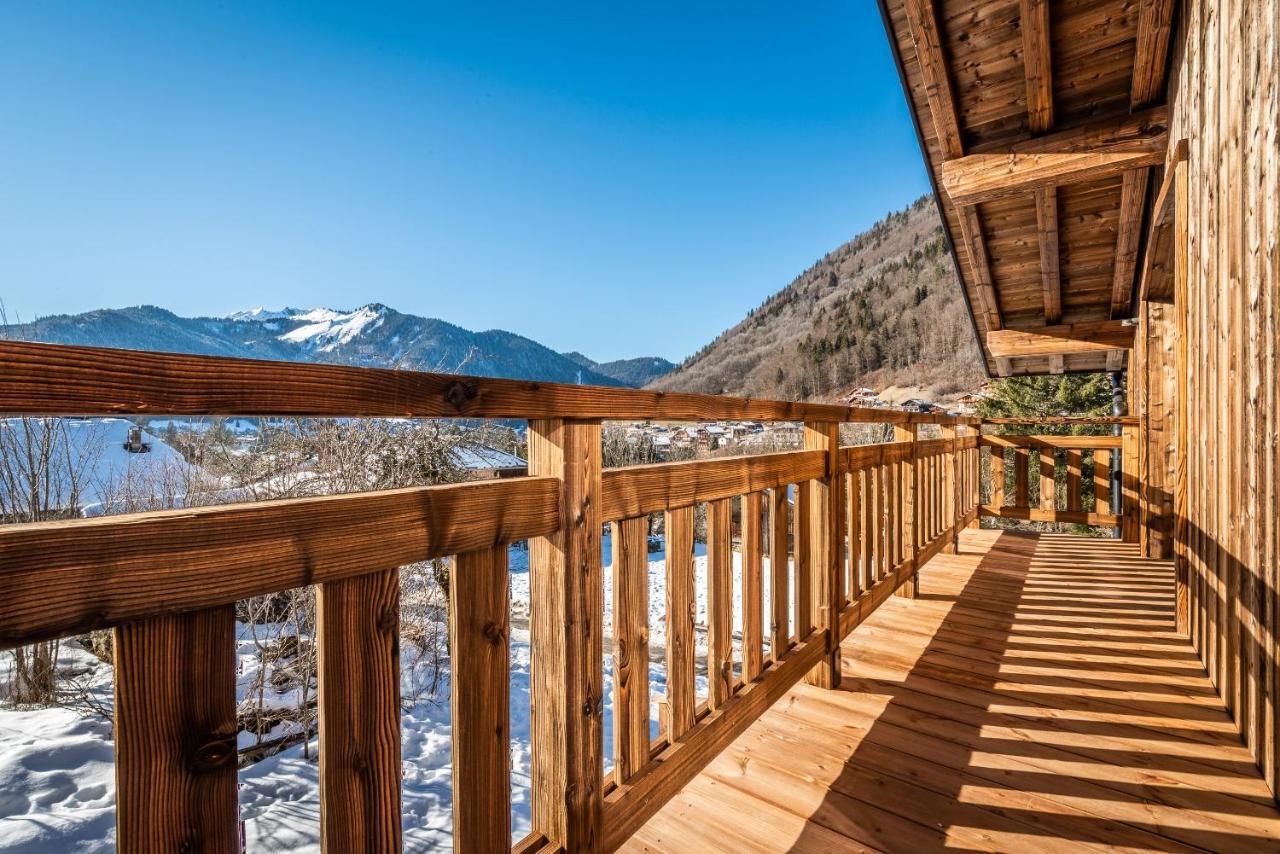 Chalet Azobe Morzine - By Emerald Stay มงทริองด์ ภายนอก รูปภาพ