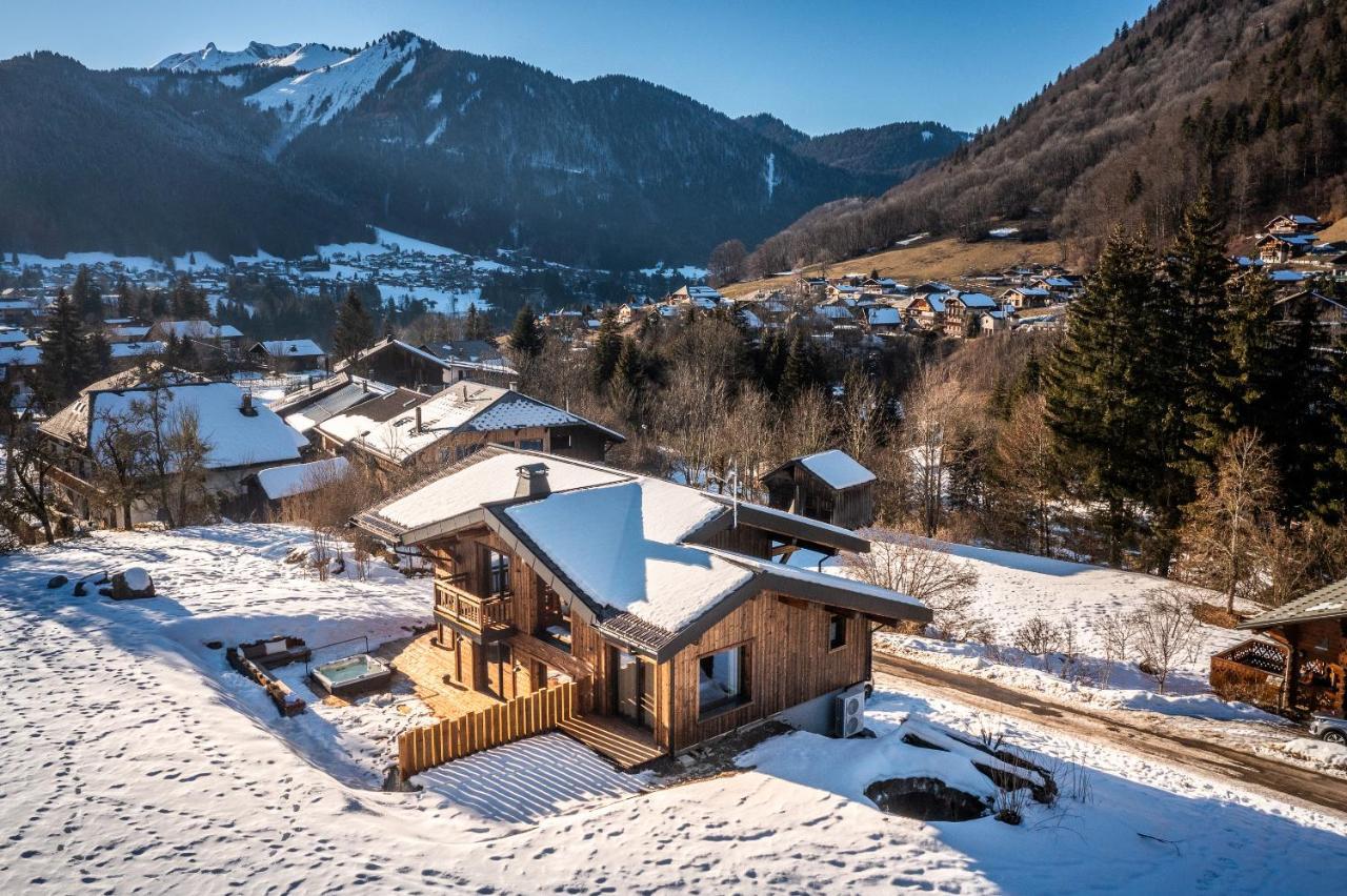 Chalet Azobe Morzine - By Emerald Stay มงทริองด์ ภายนอก รูปภาพ