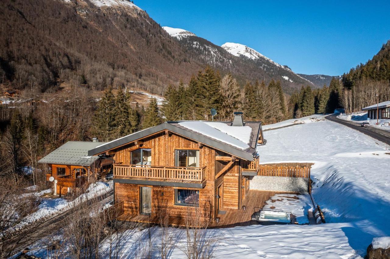 Chalet Azobe Morzine - By Emerald Stay มงทริองด์ ภายนอก รูปภาพ